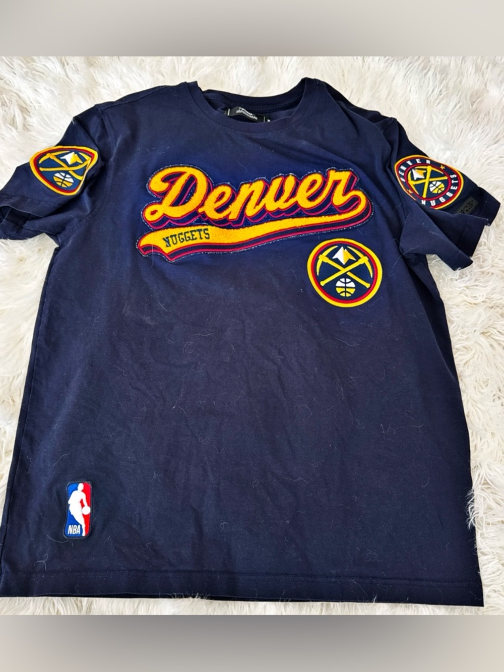 Denver Nuggets Navy Short Sleeve Tee - Official NBA